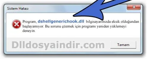 dshellgenerichook.dll hatası