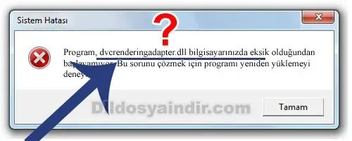 dvcrenderingadapter.dll hatası