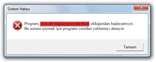 dvm.dll hatası