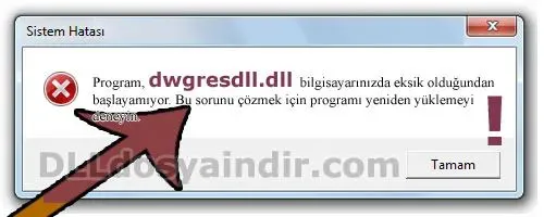 dwgresdll.dll hatası