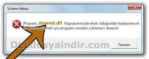 dxwnd.dll hatası