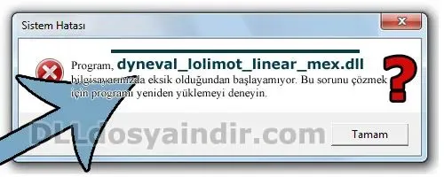 dyneval_lolimot_linear_mex.dll hatası