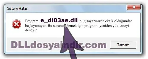 e_di03ae.dll hatası