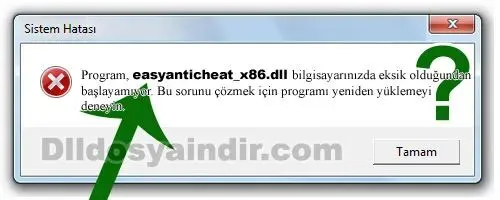 easyanticheat_x86.dll hatası