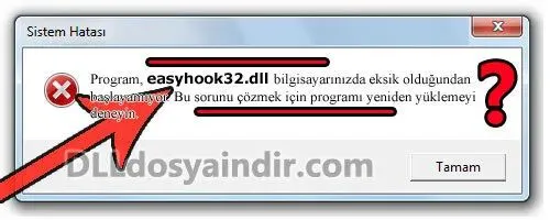 easyhook32.dll hatası