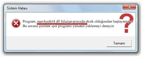 easyhook64.dll hatası