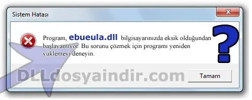 ebueula.dll hatası