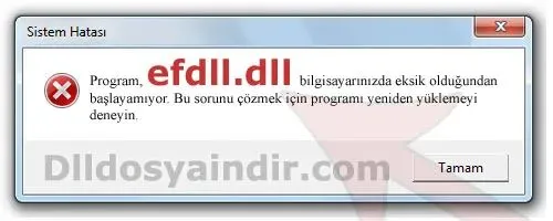 efdll.dll hatası