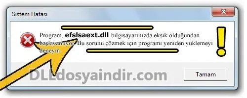 efslsaext.dll hatası