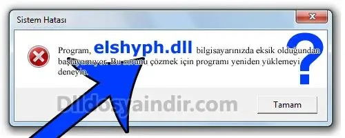 elshyph.dll hatası