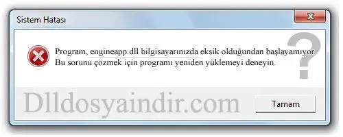 engineapp.dll hatası