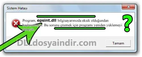epsint.dll hatası