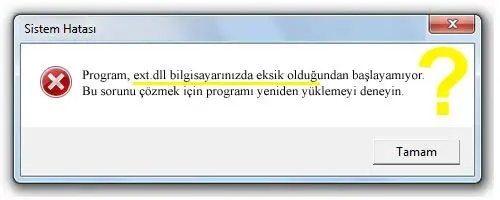 ext.dll hatası