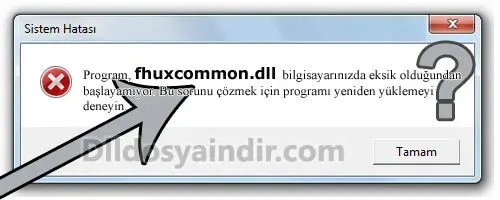 fhuxcommon.dll hatası