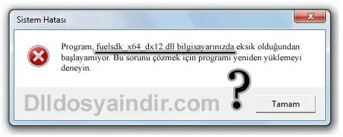 fuelsdk_x64_dx12.dll hatası