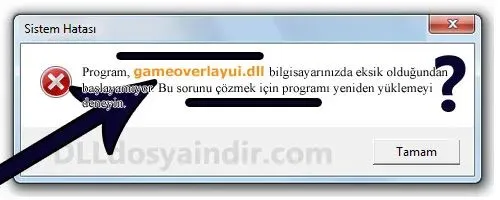 gameoverlayui.dll hatası