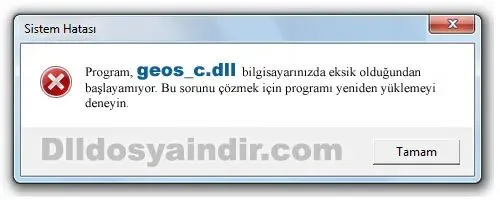 geos_c.dll hatası