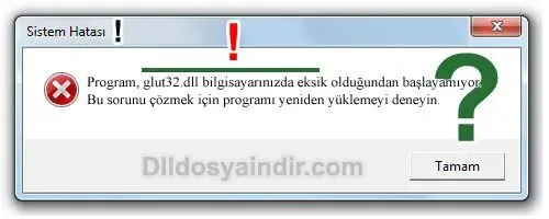 glut32.dll hatası