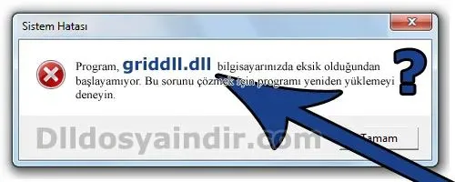 griddll.dll hatası