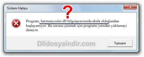 harmonycolor.dll hatası