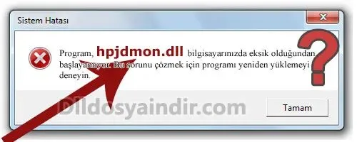 hpjdmon.dll hatası