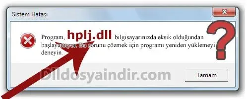 hplj.dll hatası