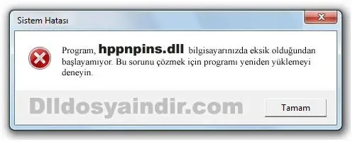 hppnpins.dll hatası