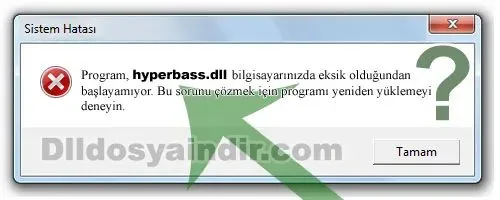 hyperbass.dll Hata Görüntüsü