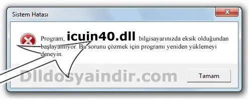 icuin40.dll hatası