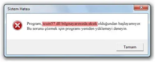 icuin57.dll hatası