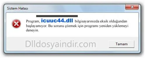 icuuc44.dll hatası