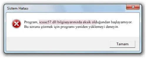 icuuc57.dll hatası