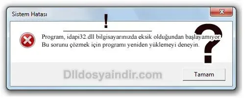 idapi32.dll hatası