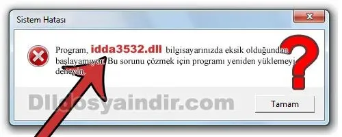 idda3532.dll hatası