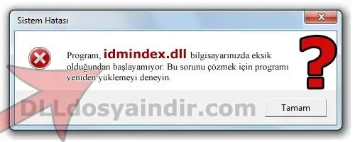 idmindex.dll hatası