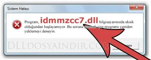 idmmzcc7.dll hatası