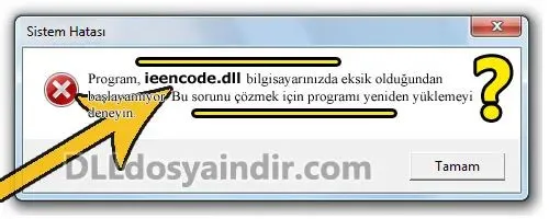 ieencode.dll hatası