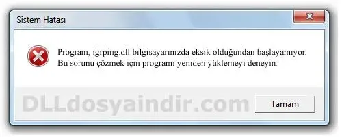 igrping.dll hatası