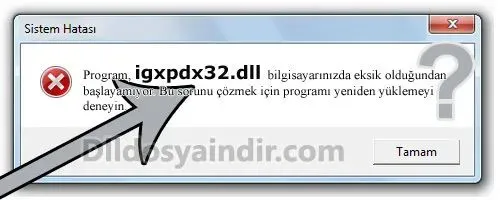 igxpdx32.dll hatası