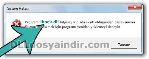 ihack.dll hatası