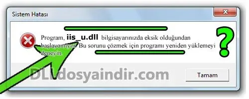 iis_u.dll hatası