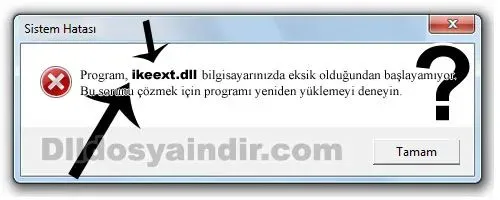 ikeext.dll hatası
