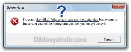 ikondll.dll hatası