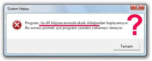ilu.dll hatası