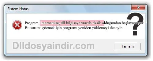 imeroaming.dll hatası