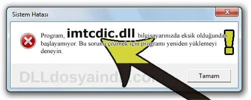 imtcdic.dll hatası