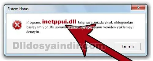 inetppui.dll hatası
