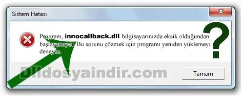 innocallback.dll hatası
