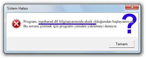 inpshared.dll hatası