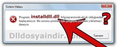 installdll.dll hatası